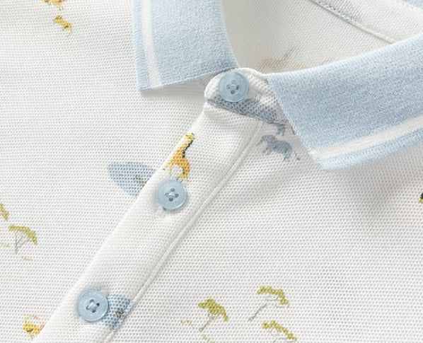 dave&bella デイブベラ サファリイラストポロシャツ DB2252003