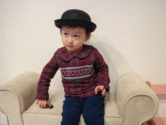 missy'sオリジナル ハートスモッキングブラウス