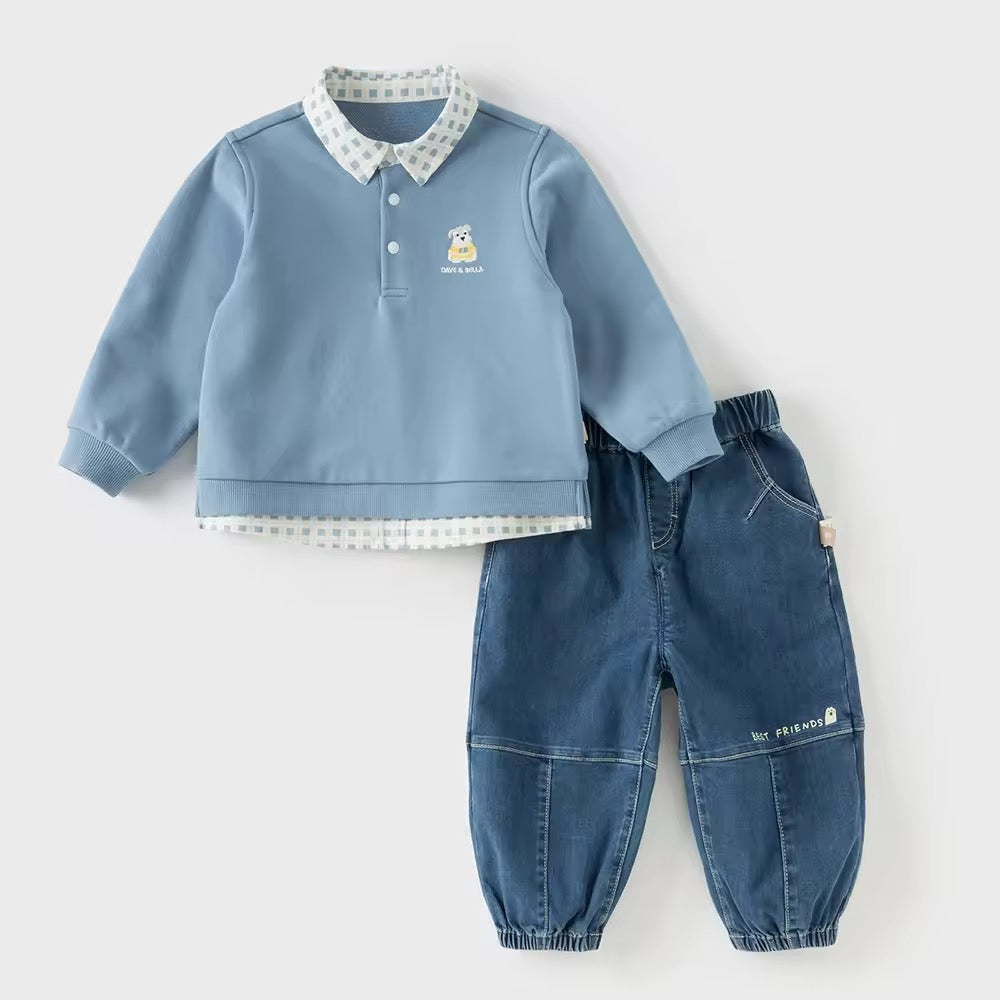 【予約】dave&bella デイブベラ ジョガーデニムパンツ DB3253318