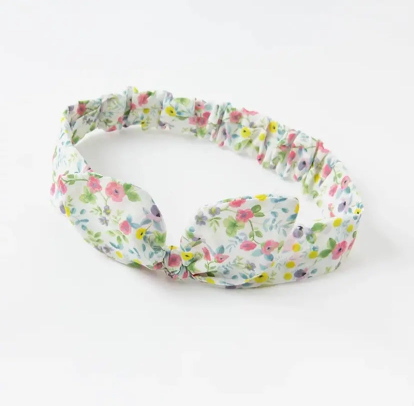 dave&bella  デイブベラ ヘアバンド付きフローラルフリルロンパース 59cm 66cm 80cm