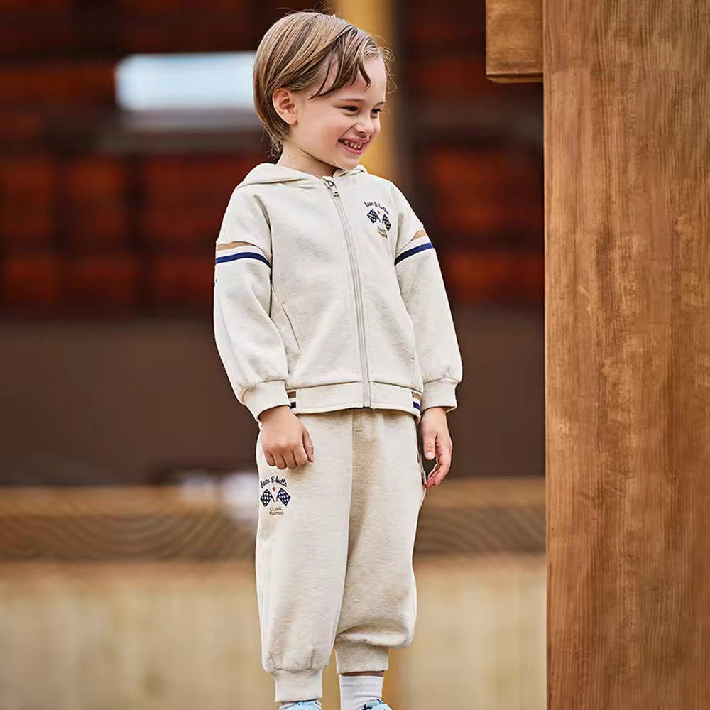 【予約】dave&bella デイブベラ フラッグ刺繍ジャージーセットアップ DB3252885