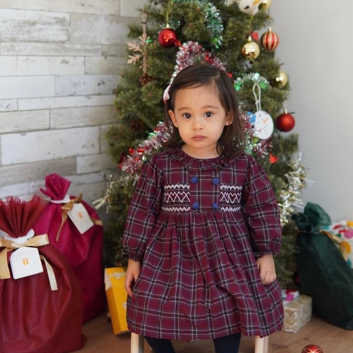 missy'sオリジナル ハートスモッキングワンピース