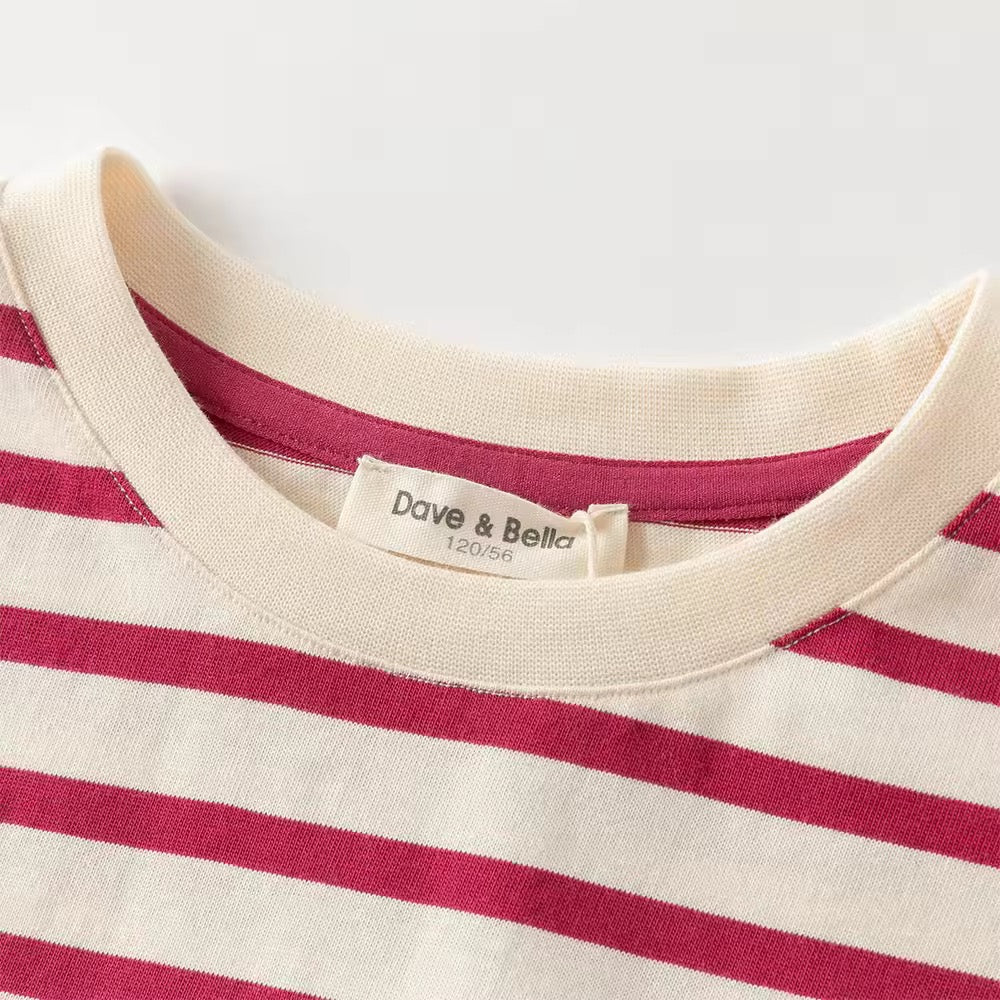 【予約】dave&bella デイブベラ レッドボーダートップス DK3252728