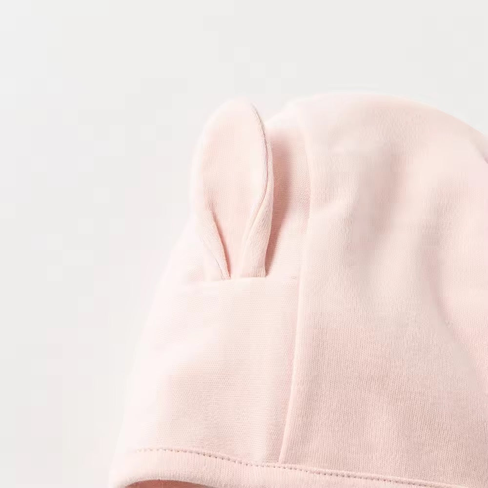 【予約】dave&bella デイブベラ みみつきポンネット付きロンパース DB3252989