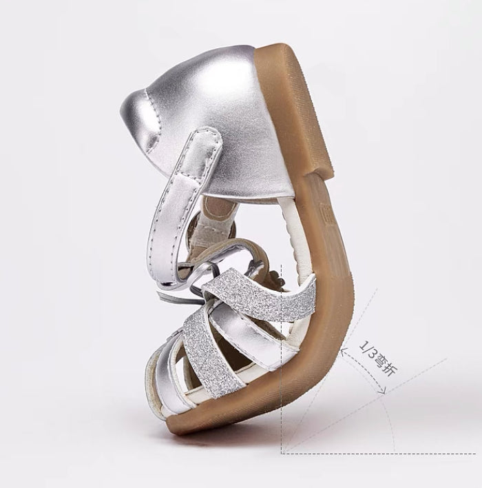 dave&bella デイブベラ キラキラシルバーサンダル DB2251120