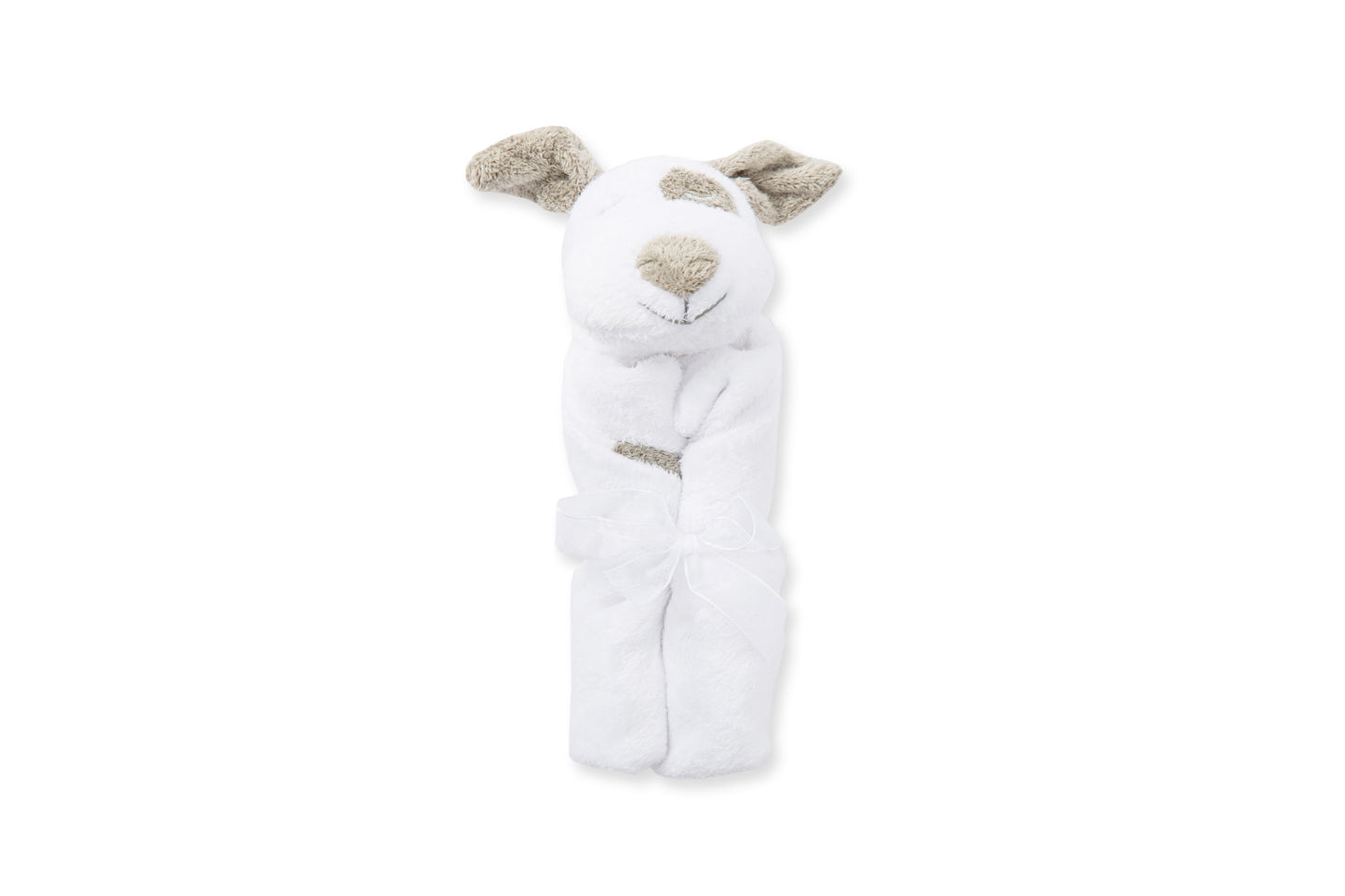 ANGEL DEAR Blankie Puppy  White Grey Spotted ブランキー