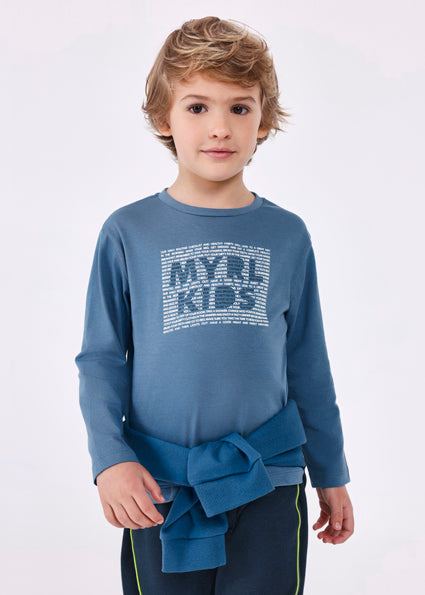 mayoral kids logo t-shirt