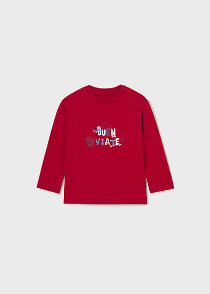 Mayoral Boys Long T-Set red