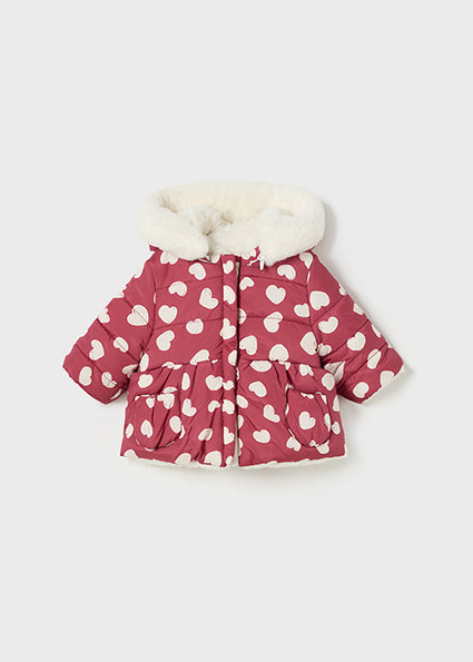 Mayoral heart design reversible coat