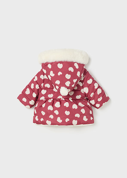 Mayoral heart design reversible coat
