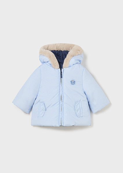 Mayoral midnight blue reversible coat