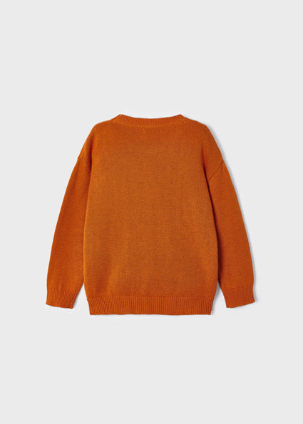 Mayoral Logo embroidery knit orange