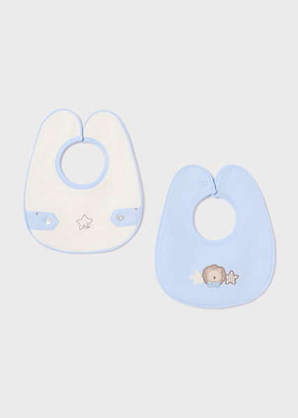 Mayoral Boys Cotton Bib Style Light Blue