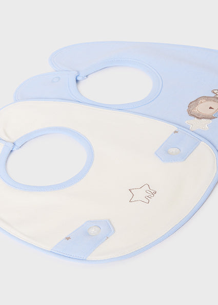 Mayoral Boys Cotton Bib Style Light Blue