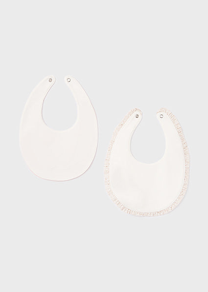 Mayoral Girls Cotton Bib Ribbon