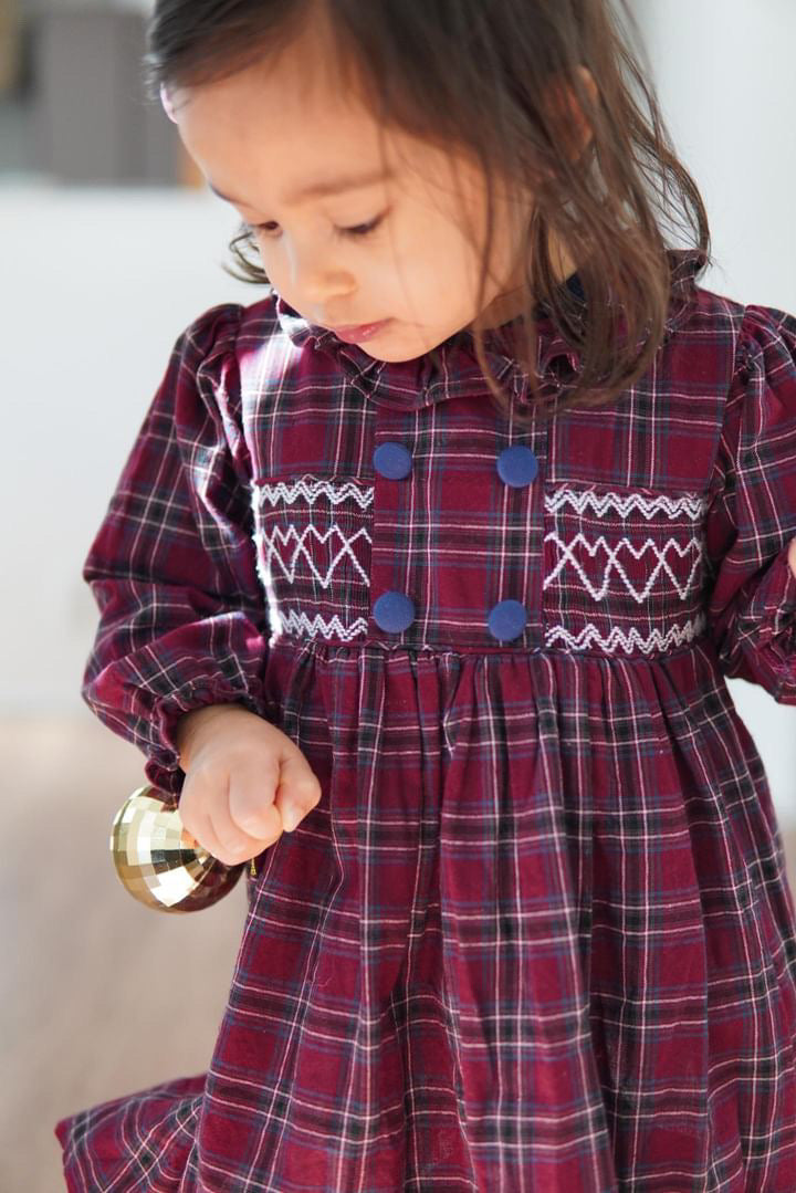 missy'sオリジナル ハートスモッキングワンピース