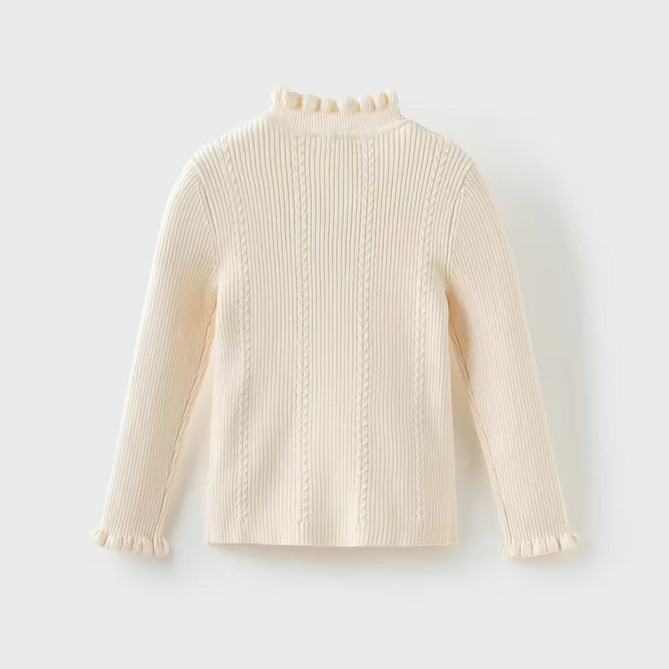 【予約】dave&bella デイブベラ フリルネックトップス DK4254043