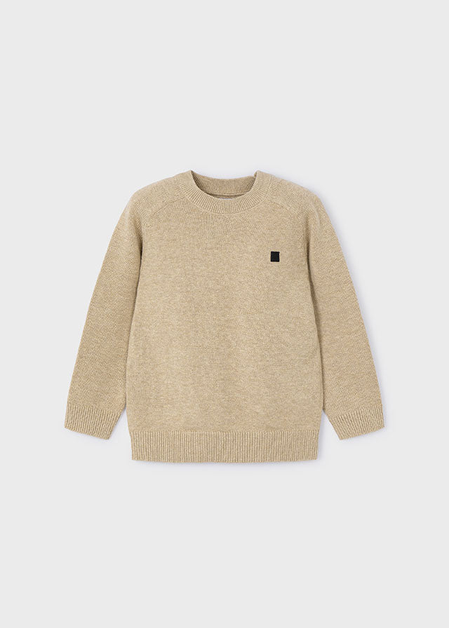 Mayoral マヨラル Basic crew neck jumper sand 311