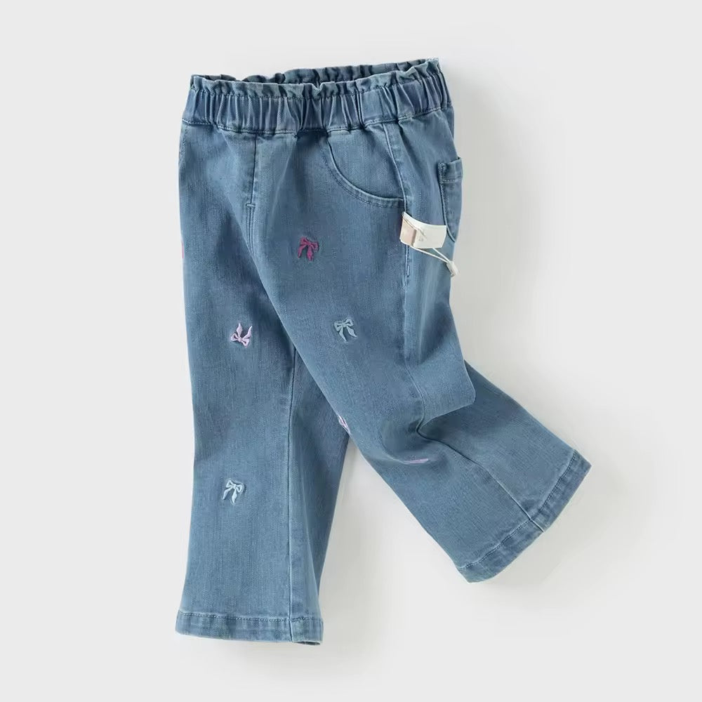 【予約】dave&bella デイブベラ リボン刺繍パンツ DB3252866