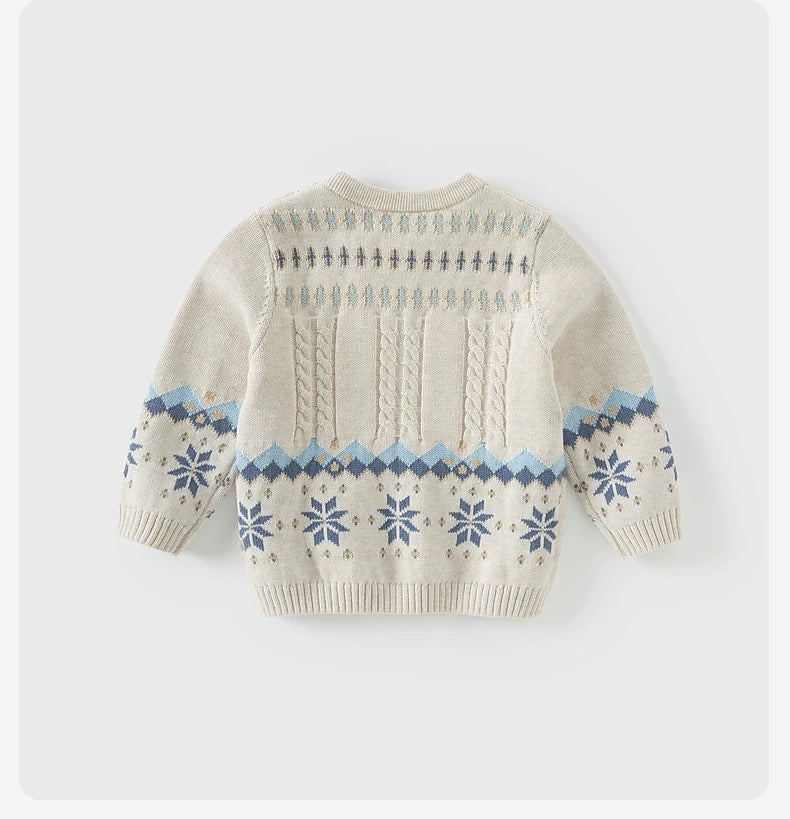 dave&bella デイブベラ ウィンターデザインコットンセーター DB4243047