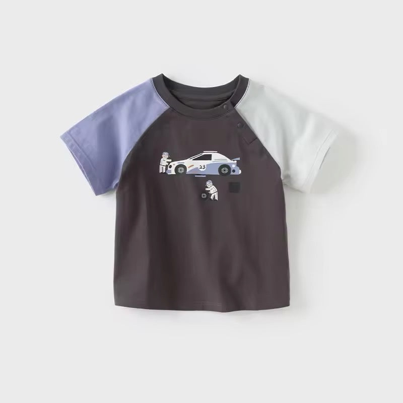 【予約】dave&bella デイブベラ 乗り物イラストTシャツ DB2251530
