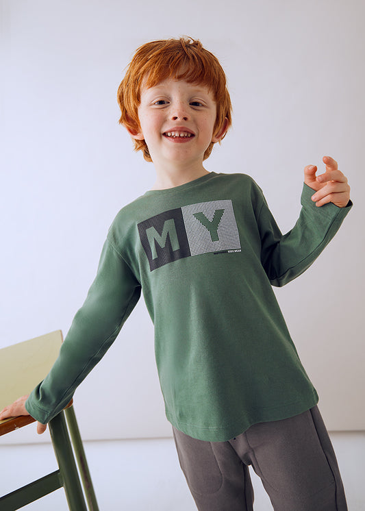 Mayoral マヨラル Kids logo tops Fir