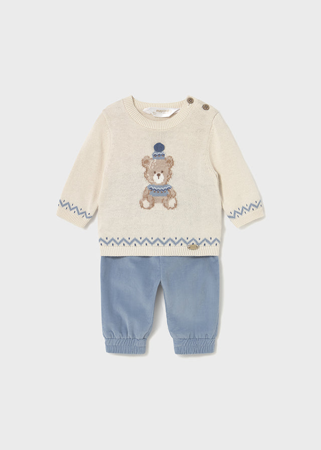 Mayoral マヨラル Set long trousers with sweater