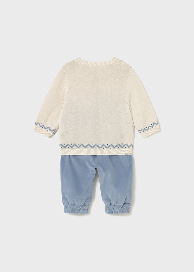 Mayoral マヨラル Set long trousers with sweater