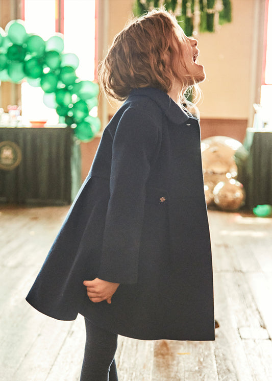 Mayoral マヨラル Woolen Coat Navy