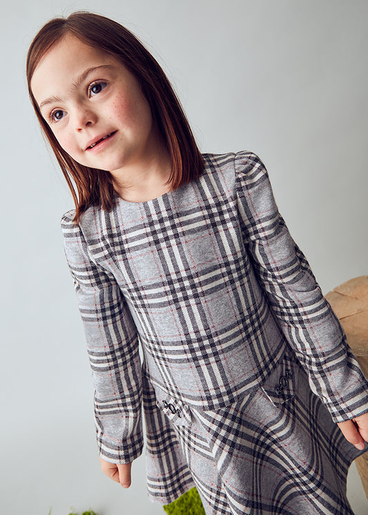 Mayoral マヨラル Knit dress Silver