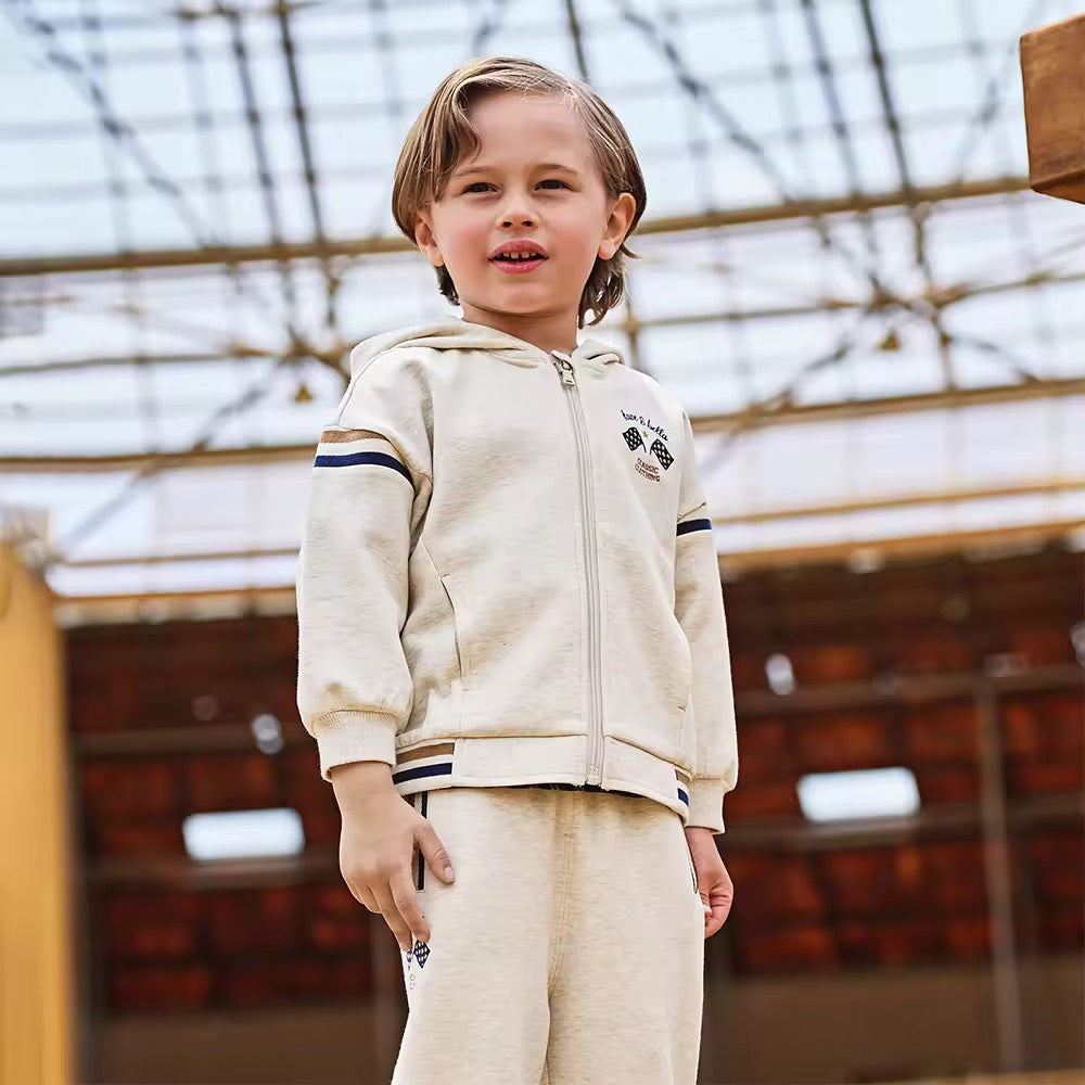 【予約】dave&bella デイブベラ フラッグ刺繍ジャージーセットアップ DB3252885