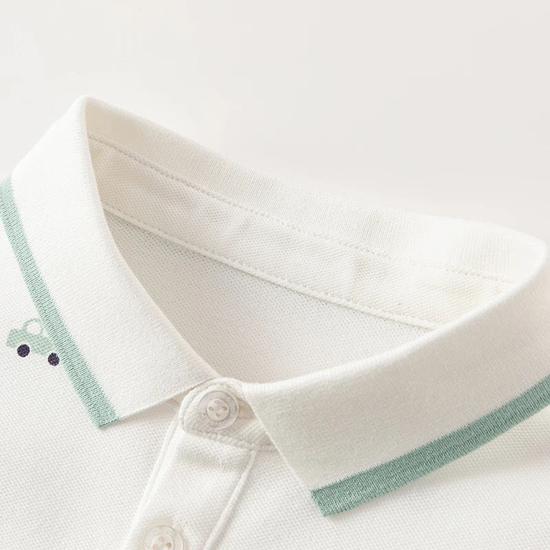 dave&bella デイブベラ くるまイラストポロシャツ DB2248484