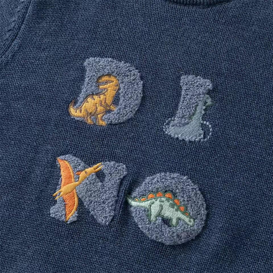 【予約】dave&bella デイブベラ DINO刺繍セーター DB4254268