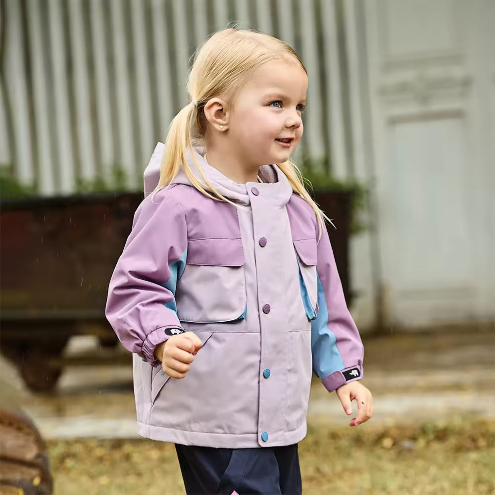 【予約】dave&bella デイブベラ ブロッキングカラーアウター DB3253192