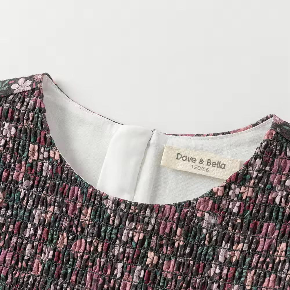 【予約】dave&bella デイブベラ カーディガン&フローラルワンピースセット DK3254790