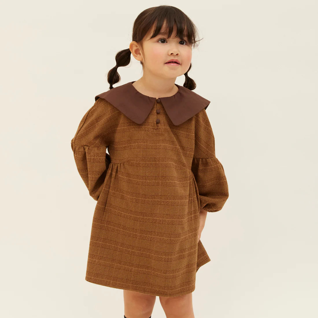 PETITMIG プチミグ ワンピース E4 ブラウン