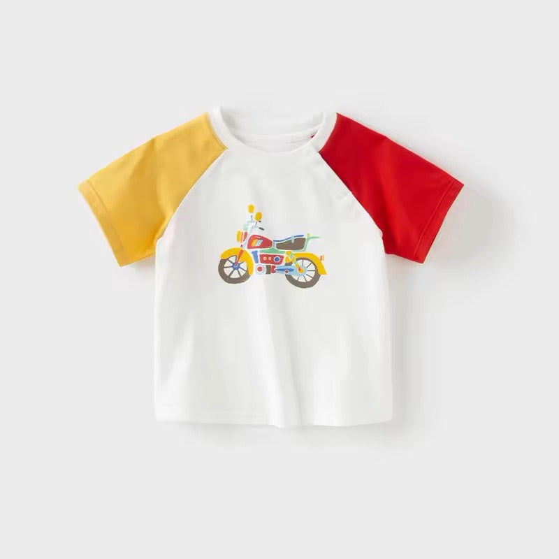 【予約】dave&bella デイブベラ 乗り物イラストTシャツ DB2251530