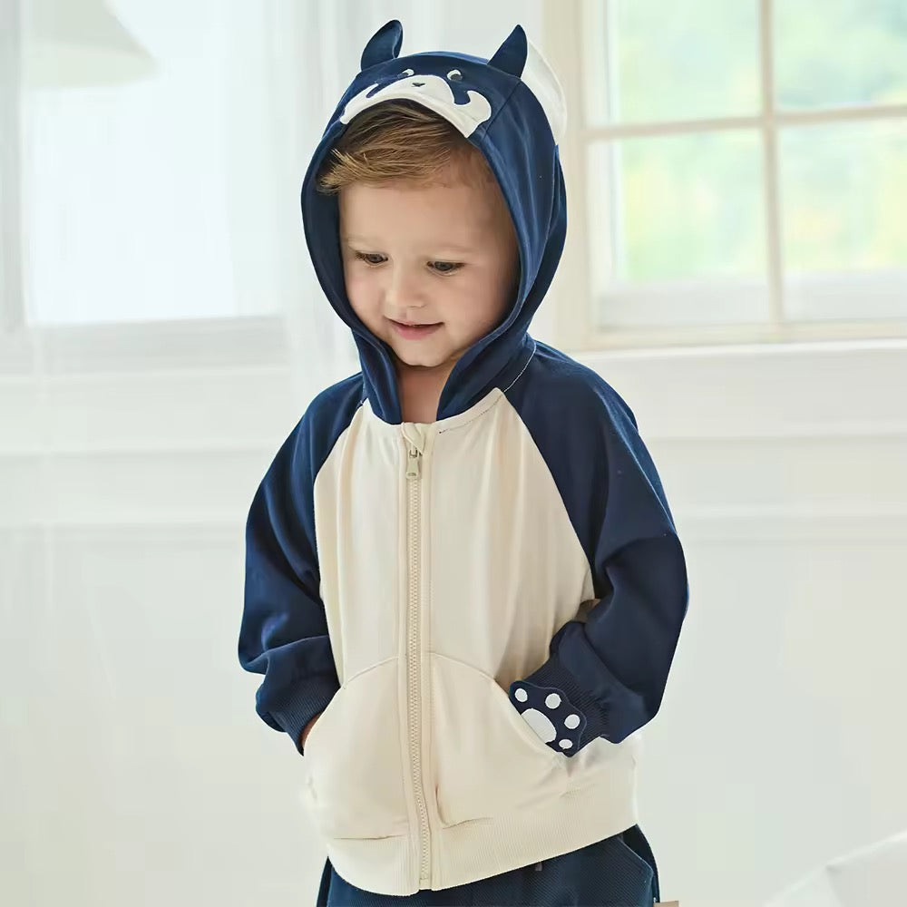 【予約】dave&bella デイブベラ アニマルフードジップアップパーカー DB3253209