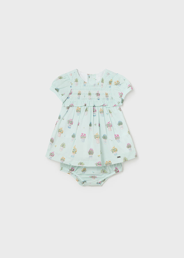 【18M last one】Mayoral マヨラル Printed dress Jade