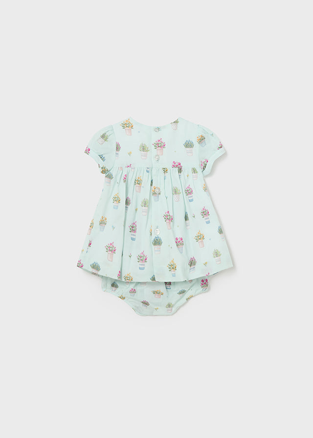 【18M last one】Mayoral マヨラル Printed dress Jade