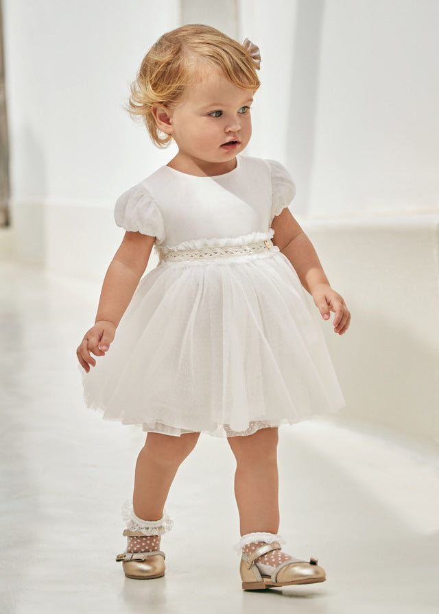 Mayoral マヨラル Pleated tulle dress