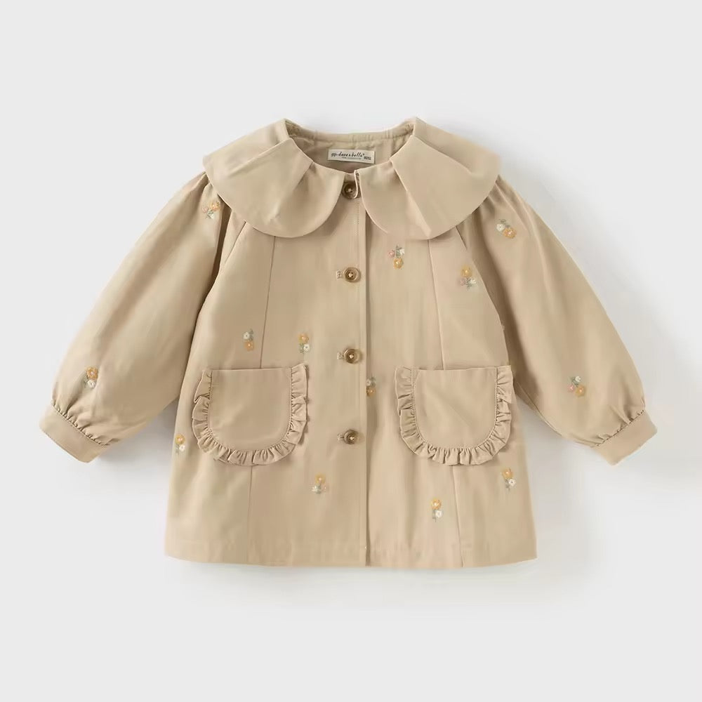 【予約】dave&bella デイブベラ フラワー刺繍アウター DB3252688