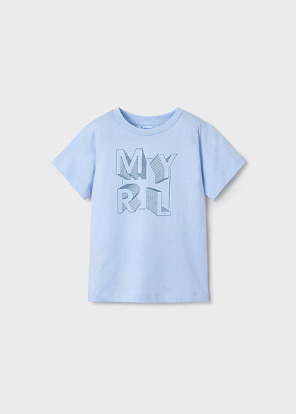 Mayoral マヨラル Basic s/s t-shirt Sky