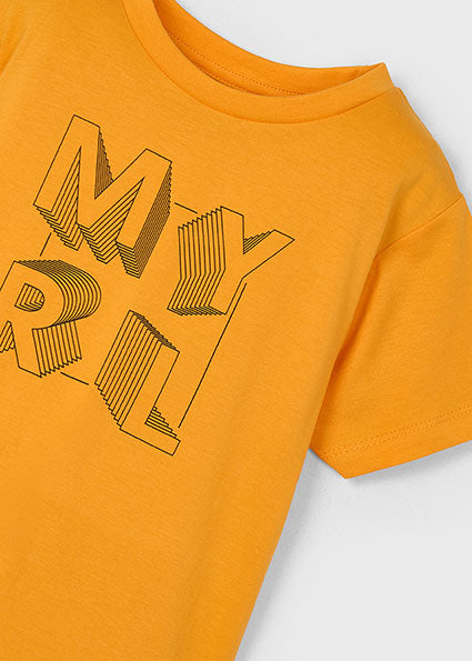Mayoral マヨラル Basic s/s t-shirt Orange