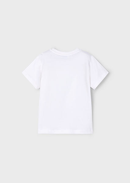 Mayoral マヨラル Basic s/s t-shirt White