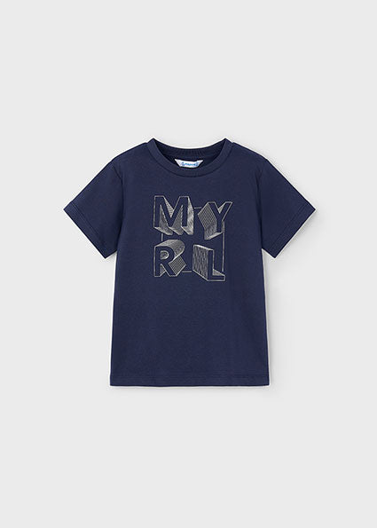 Mayoral マヨラル Basic s/s t-shirt Navy