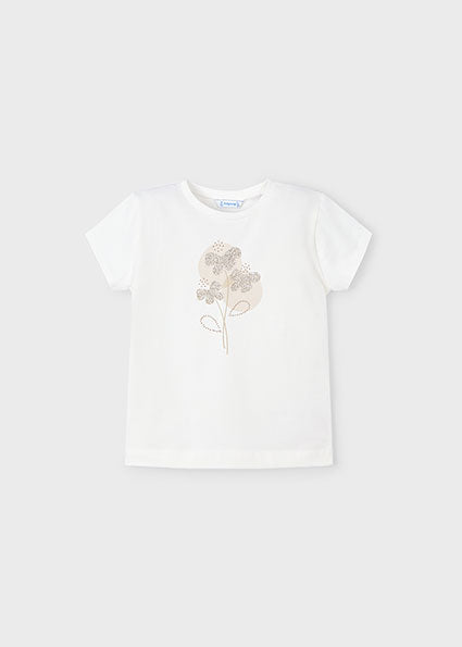 Mayoral マヨラル Basic s/s t-shirt Natural