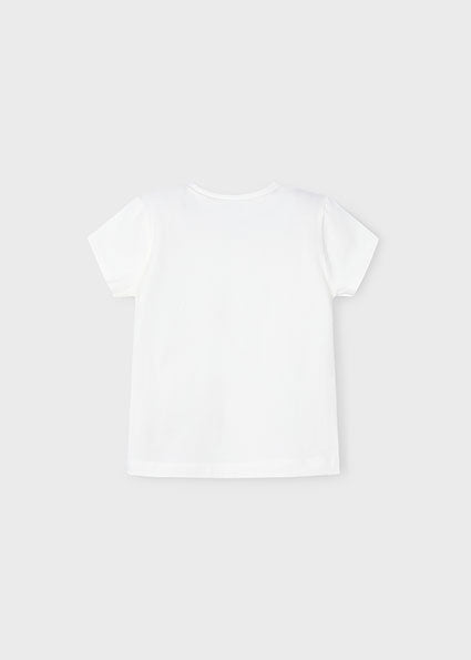 Mayoral マヨラル Basic s/s t-shirt Natural