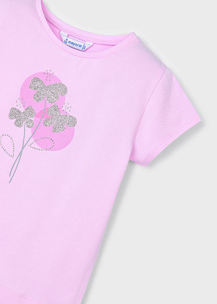 Mayoral マヨラル Basic s/s t-shirt Mauve