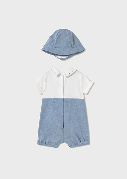 Mayoral マヨラル 	Dungaree with hat Riviera